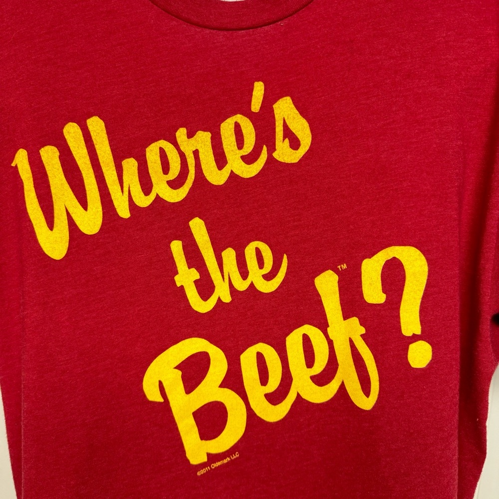 Where’s the Beef T- Shirt - Size Extra Large - Picture 3 of 5